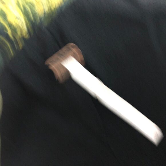 Free People Women's Fiona Tropical Night Black Floral Flutter Shorts Size 10 - Picture 4 of 5